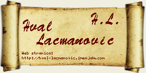 Hval Lacmanović vizit kartica